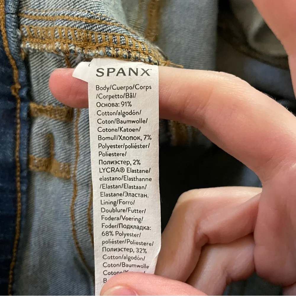 NWT Spanx Pull On Flare Jeans in Vintage Indigo Size medium $148 - Picture 7 of 8